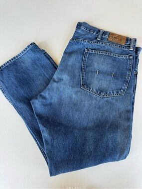 Polo Ralph Lauren Authentic Dungarees Jeans Men's 42x30 Medium Wash Straight Leg
